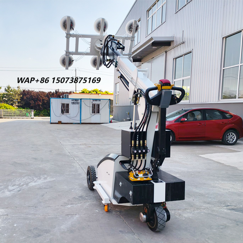 Vacuum Suction Cup Lifter - Robot Pengangkat Kaca Vakum Elektrik dengan