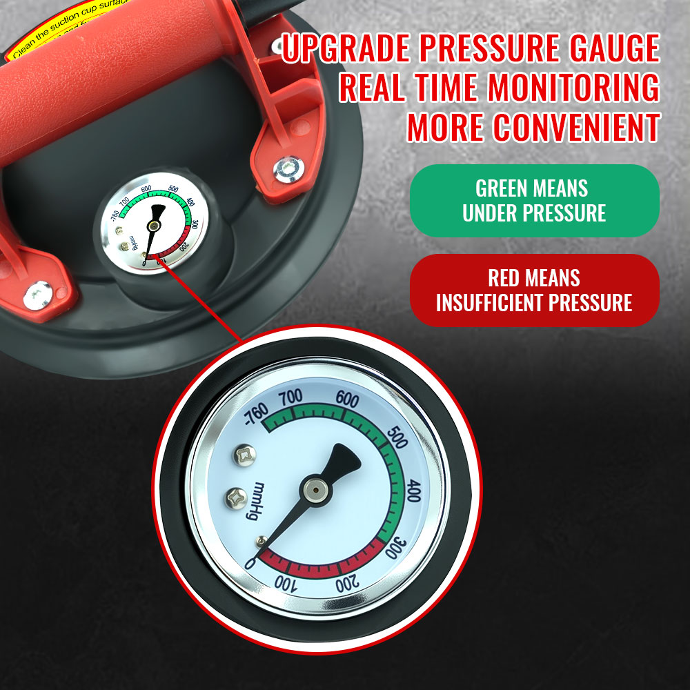 Vacuum Suction Cup Lifter - Alat Pengangkat Vakum 8 Inci Kapasitas
