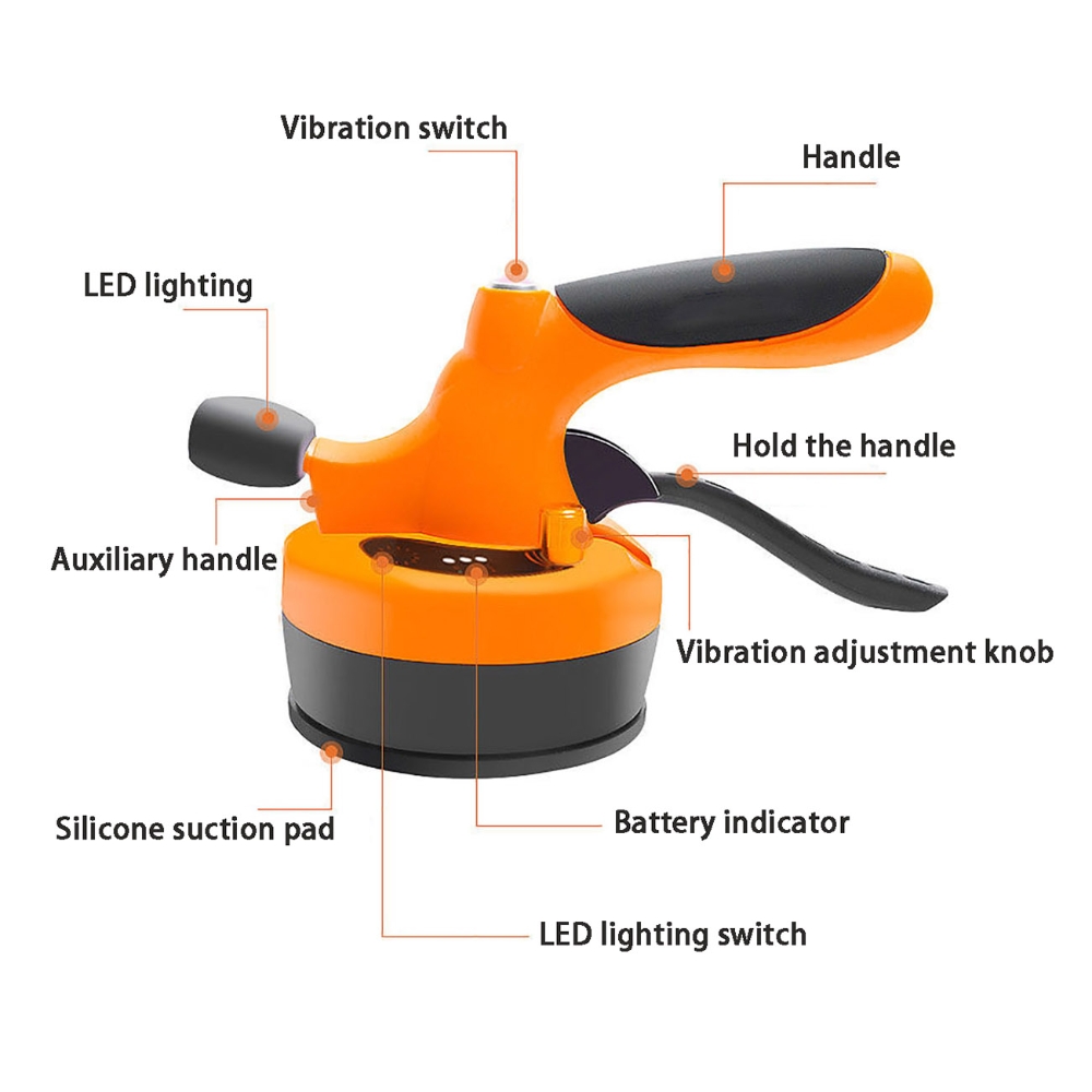 150W Profesional Listrik Ubin  - Concrete Vibrator ulasan dan harga