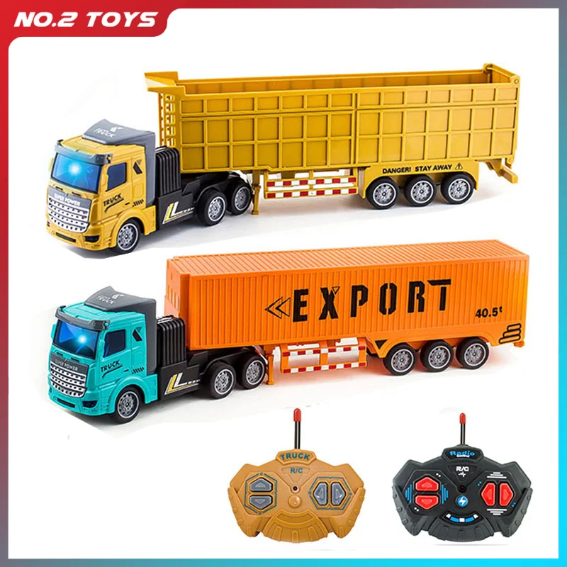 Truk Kontainer RC 1/48 Mainan  - Heavy Equipment Vehicles ulasan dan harga